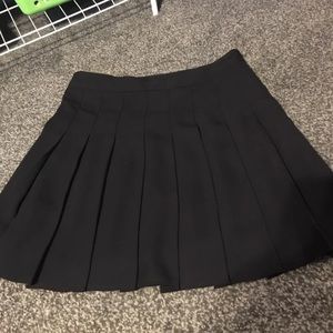 Pleated skater skirt